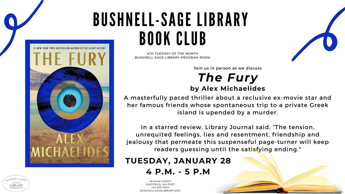 BSL Book Club - The Fury by Alex Michaelides