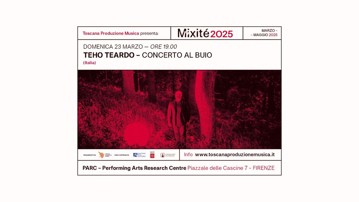 Teho Tehardo - Concerto al buio @ Parc - Firenze