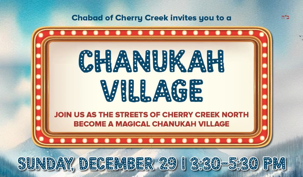 Chanukah Village in Cherry Creek