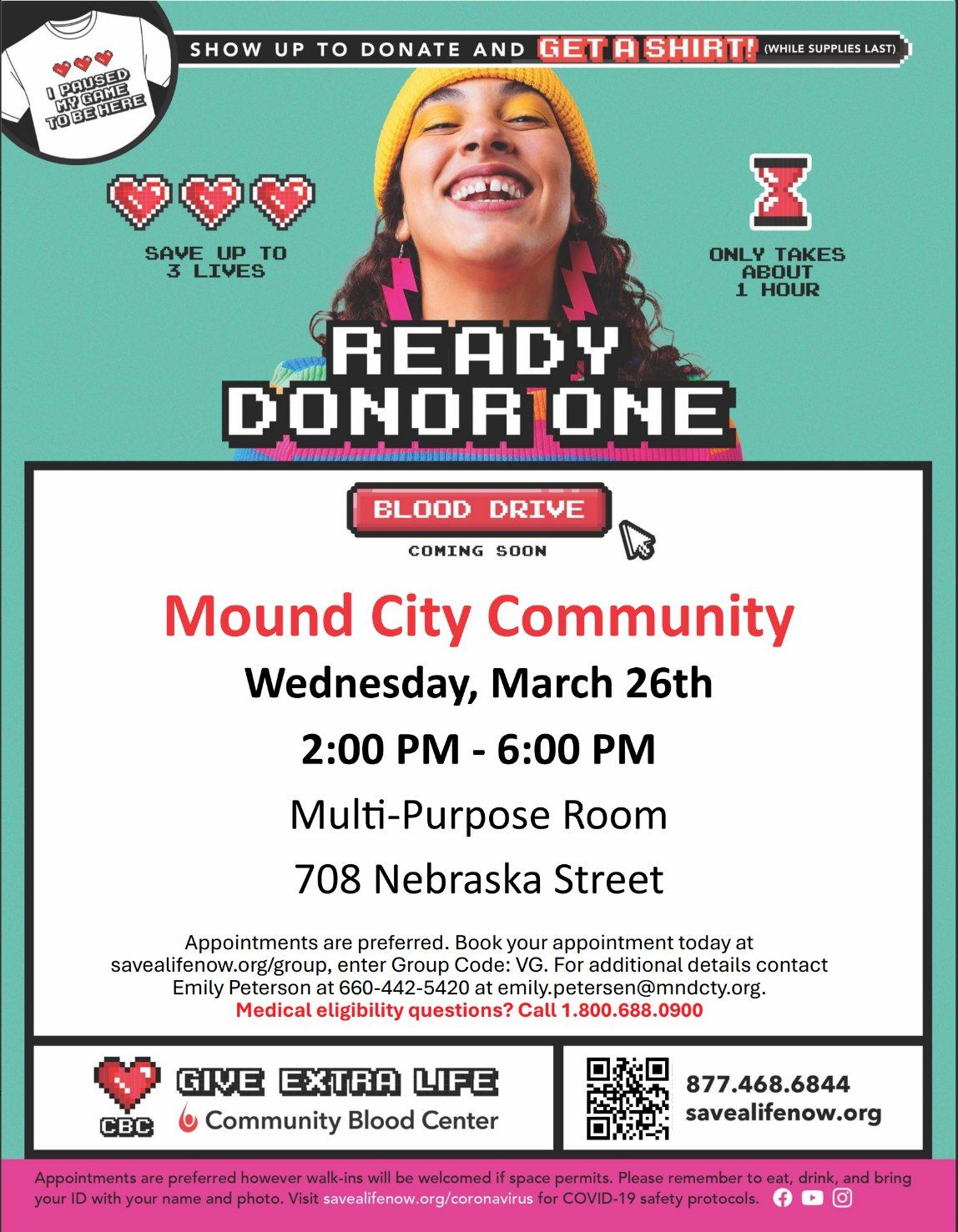 Mound City Community Blood Drive