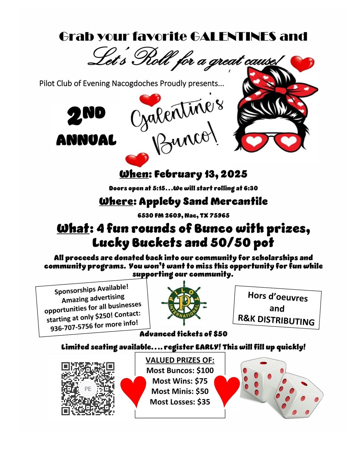 2nd Annual Galentines Bunco