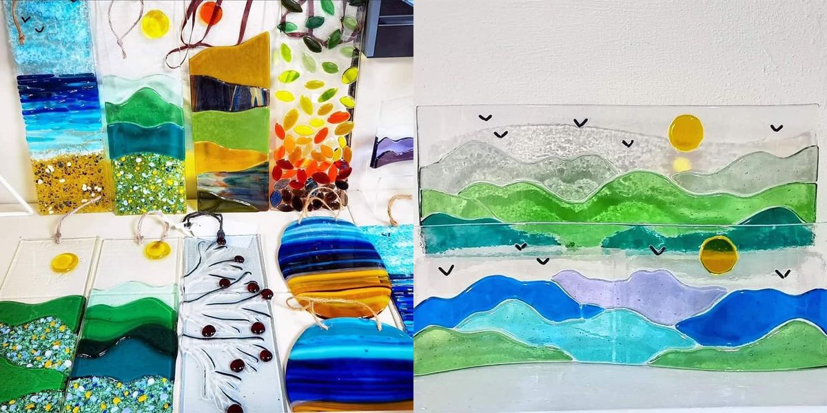 Fused Glass Panels @ Woody's