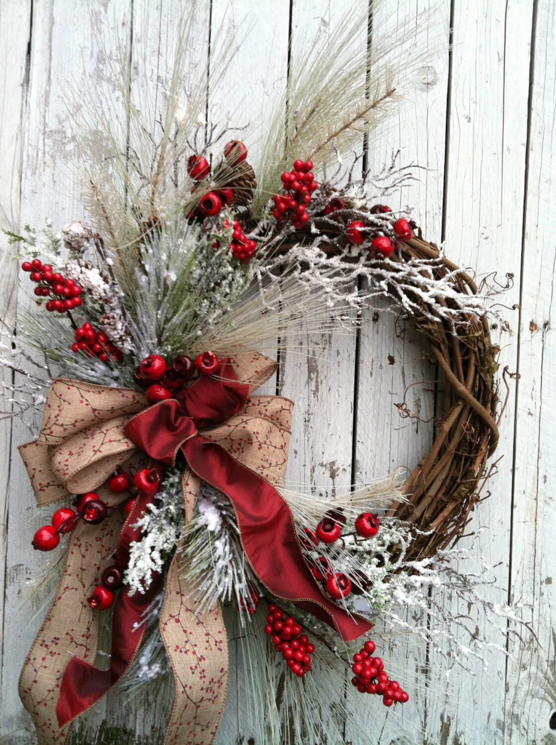 Christmas Wreath display workshop