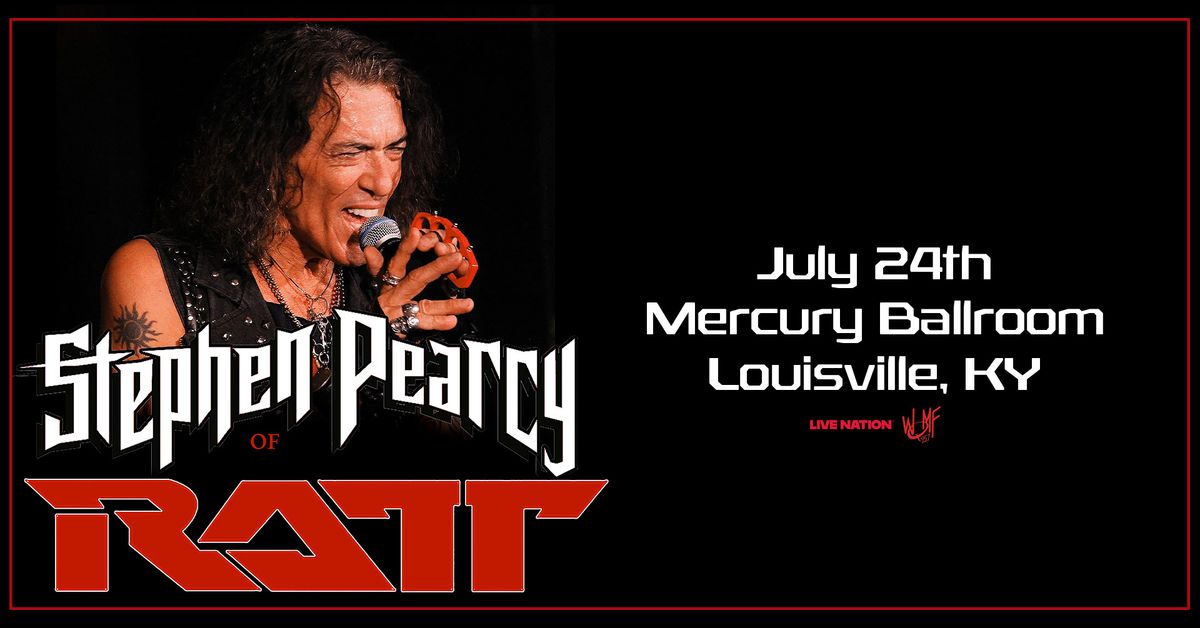 Stephen Pearcy of Ratt presented by 95.7 WQMF