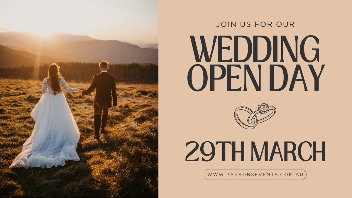 Parsons Events Wedding Open Day!