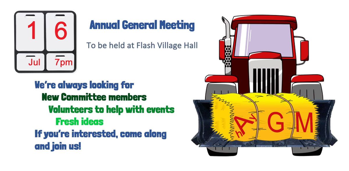Flash Village Hall - Annual General Meeting