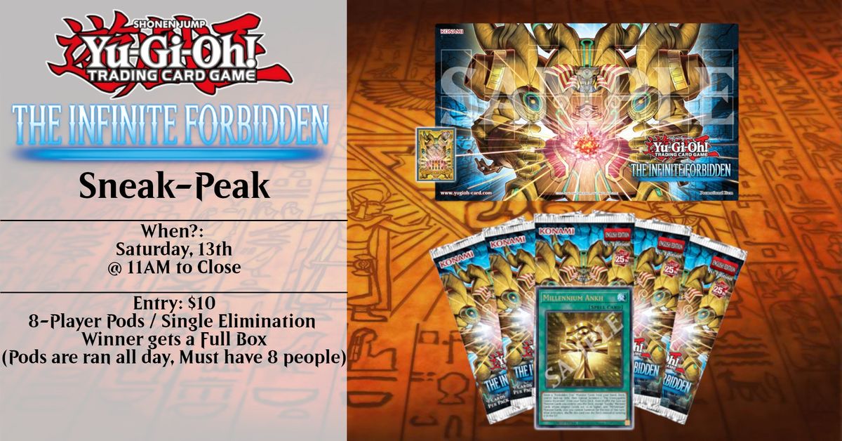 Yu-Gi-Oh! Infinite Forbidden Sneak-Peak, Tales & Terrors Lexington, 13 ...