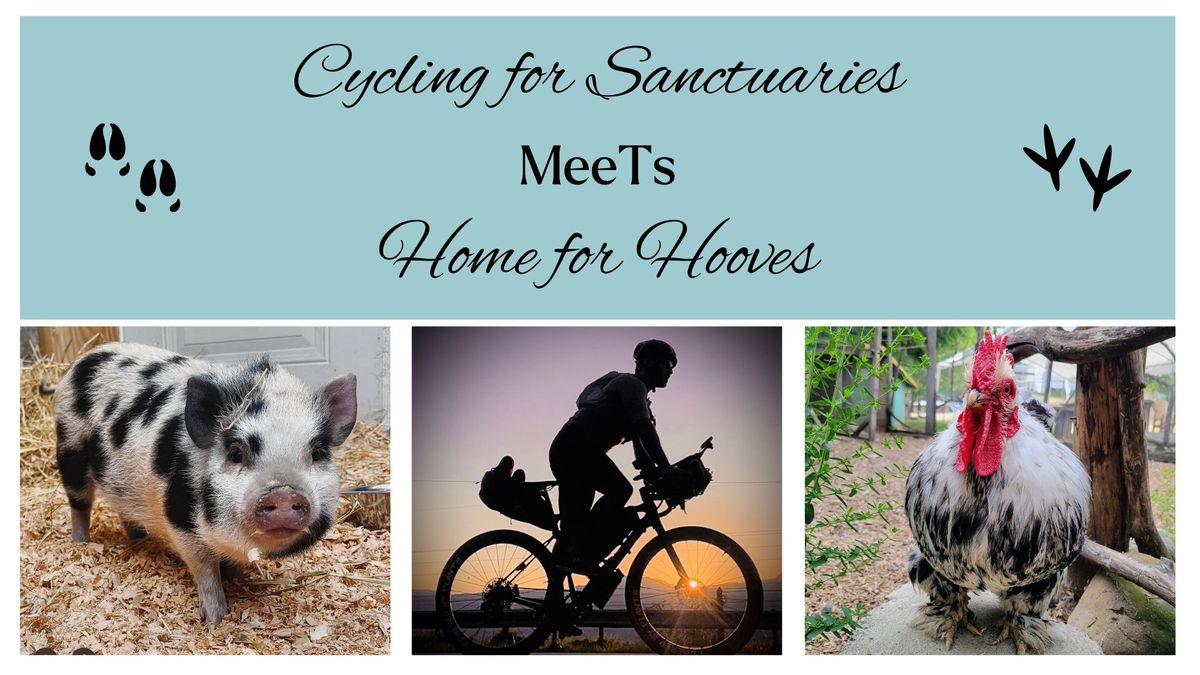 Cycling for Sanctuaries MeeTs Home for Hooves