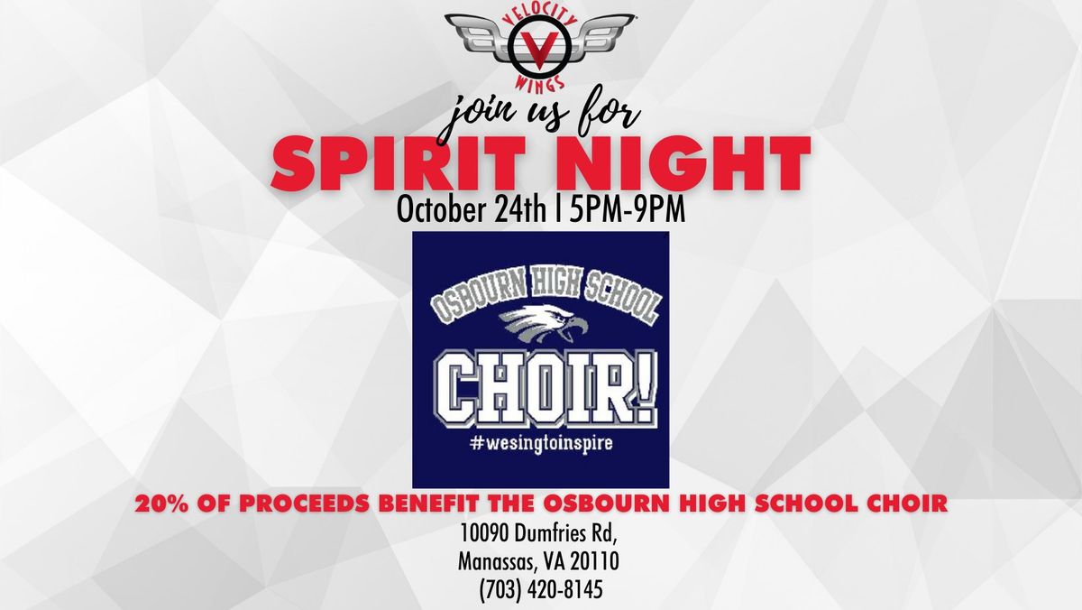 Osbourn High School Choir Spirit Night 