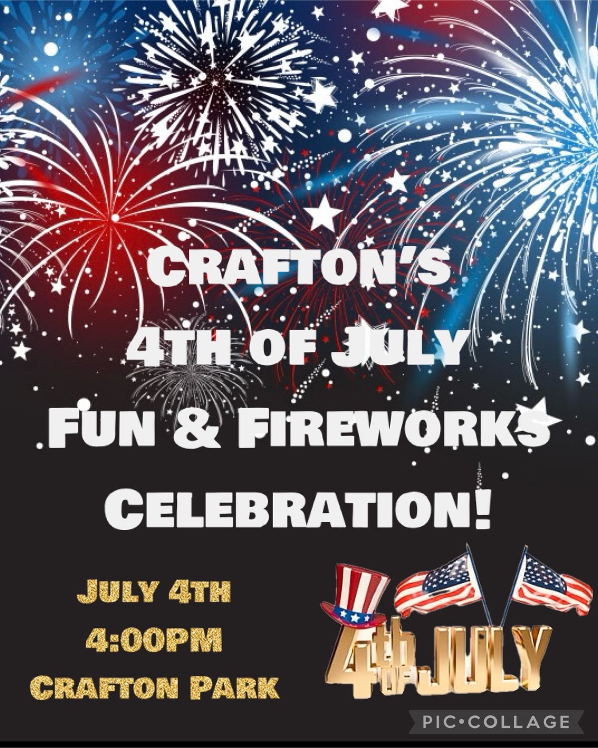 Crafton\u2019s 4th of July Fun & Fireworks Celebration