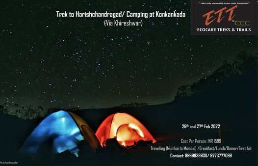 - Trek to Harishchandra fort \/  Kokankada Camping  ( via Khirershwar)