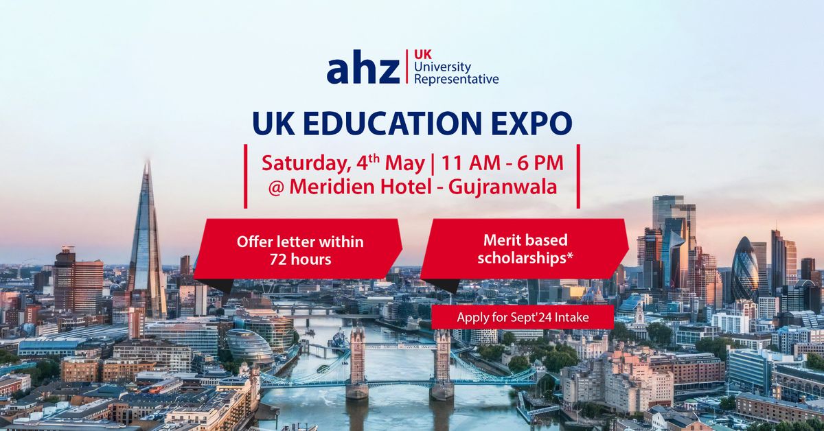 UK Education Expo 2024 at Meridien Hotel in Gujranwala