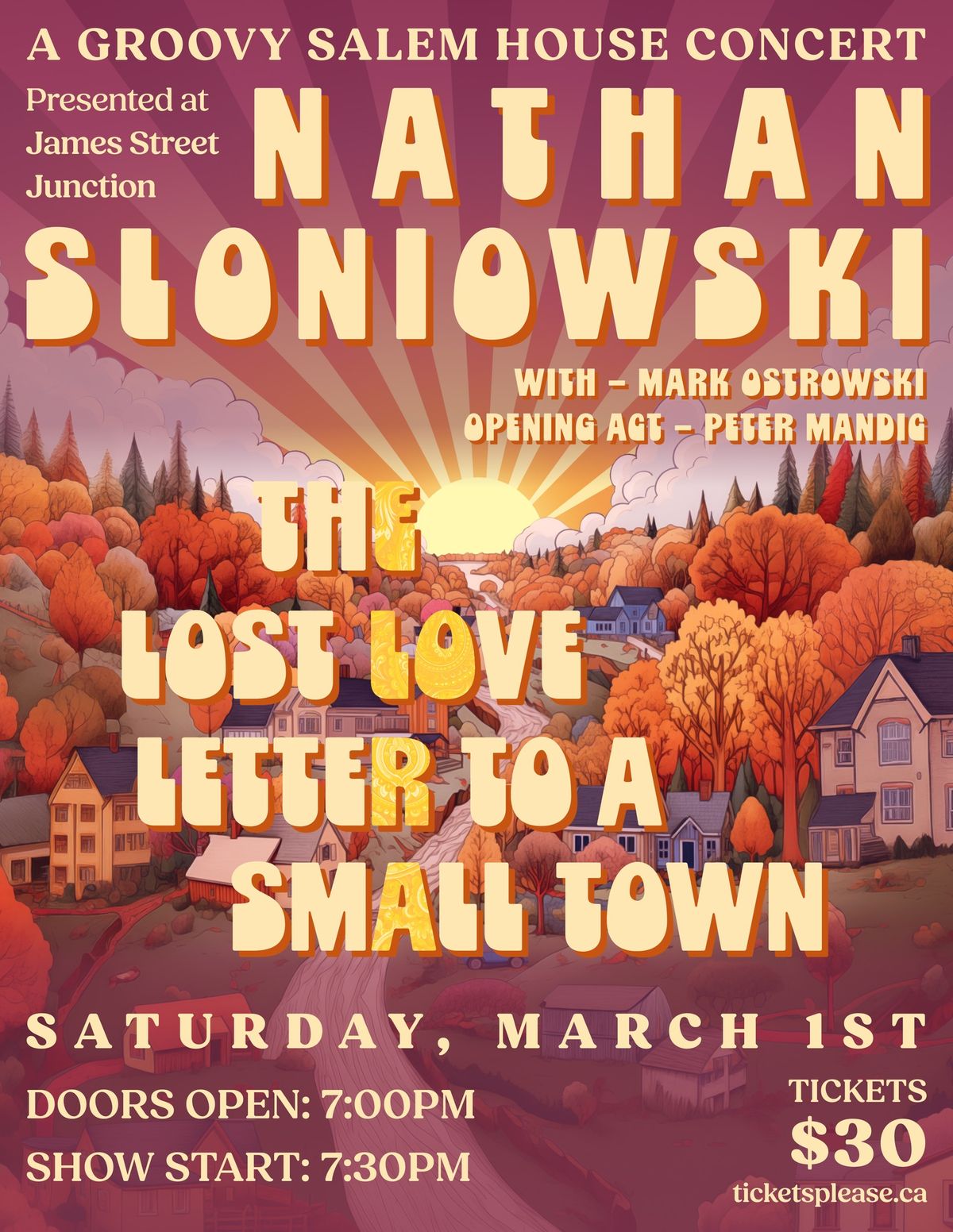 thE Lost lOve letteR to a smAll town - House Concert