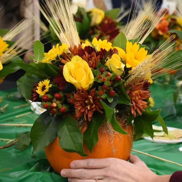 Pumpkin floral arrangement 11\/23