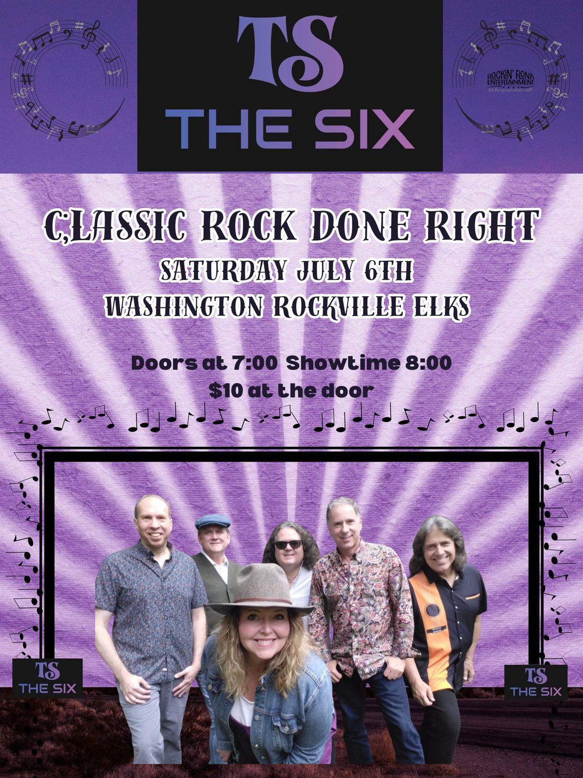 THE SIX at WASHINGTON\/ROCKVILLE ELKS