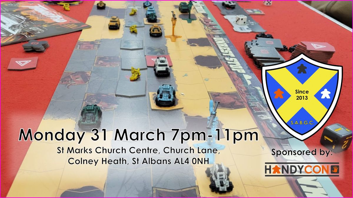 Monday 31 March - Race to games