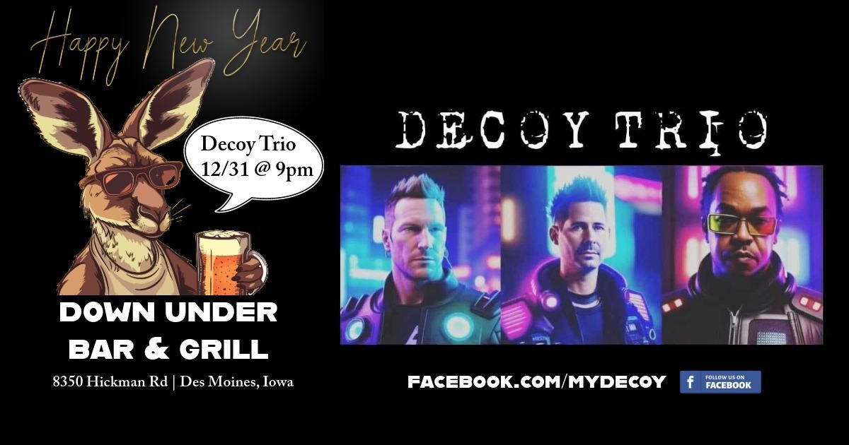 \ud83c\udfb8 Rock in the New Year with Decoy Trio! \ud83c\udf89