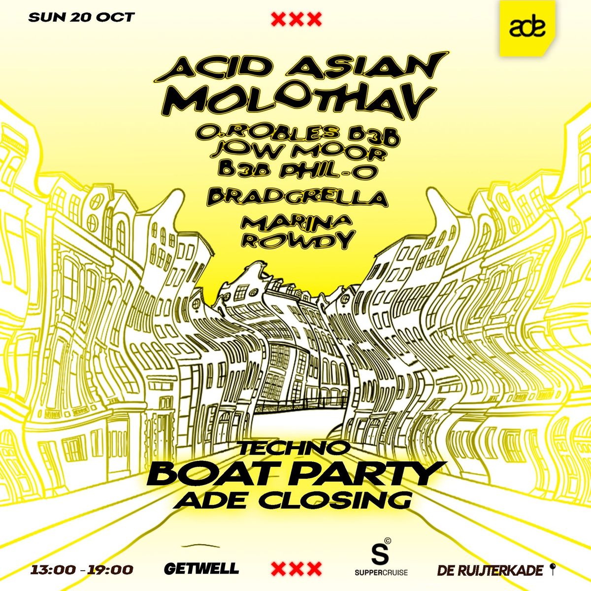 Getwell Boat Party ADE