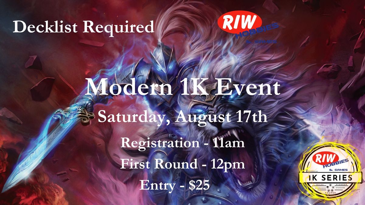 Modern 1K @ RIW Hobbies & Games