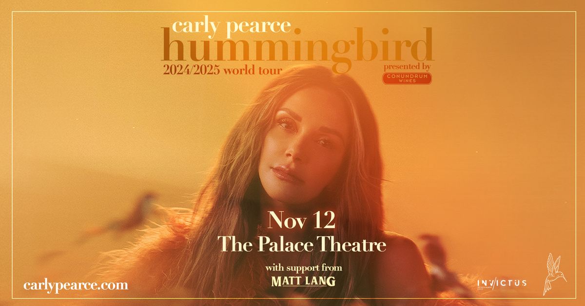 CARLY PEARCE- Hummingbird World Tour- Calgary 