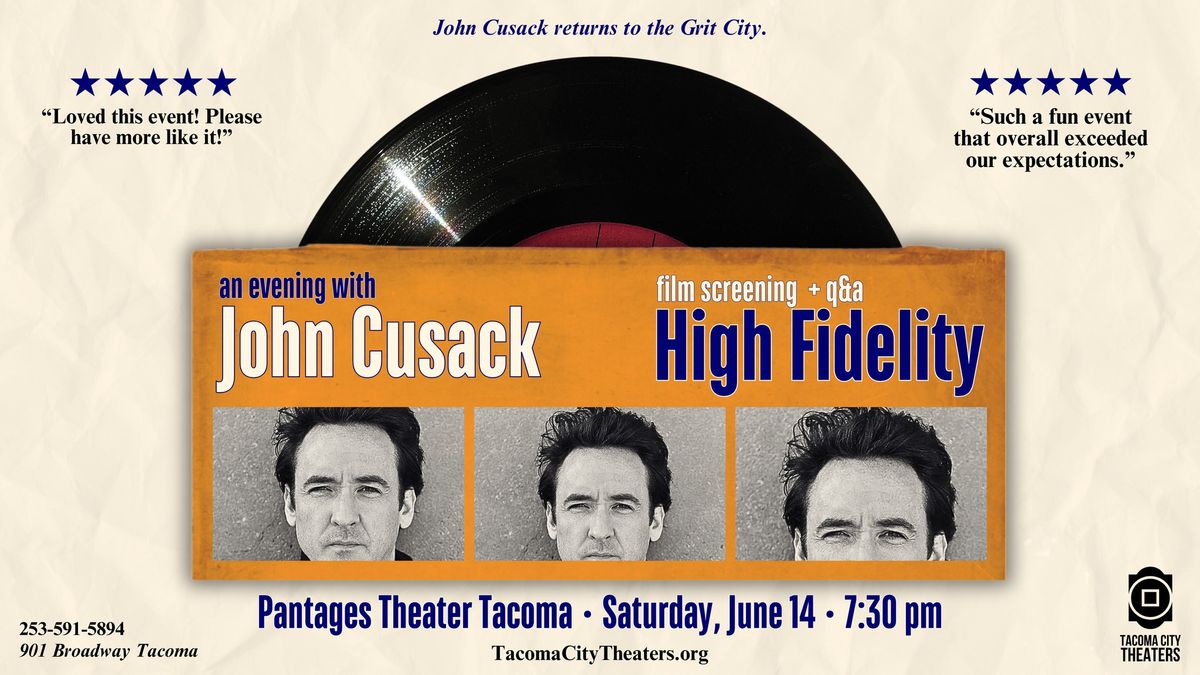 An Evening with John Cusack & Screening of "High Fidelity"