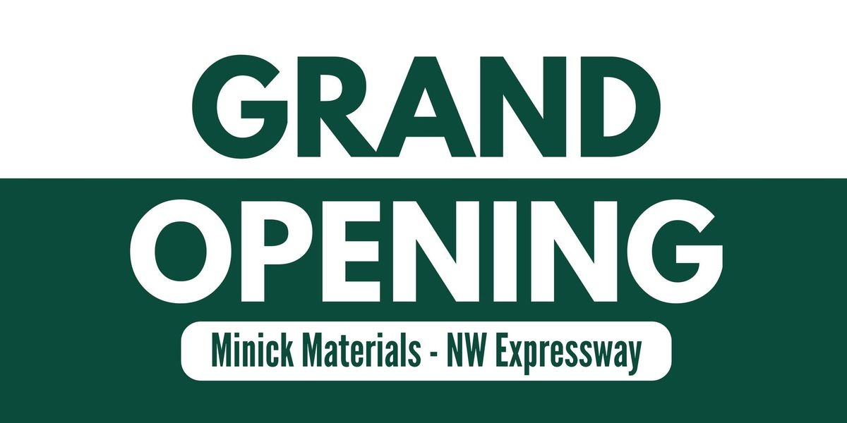 Minick Materials NW Expressway Grand Opening 