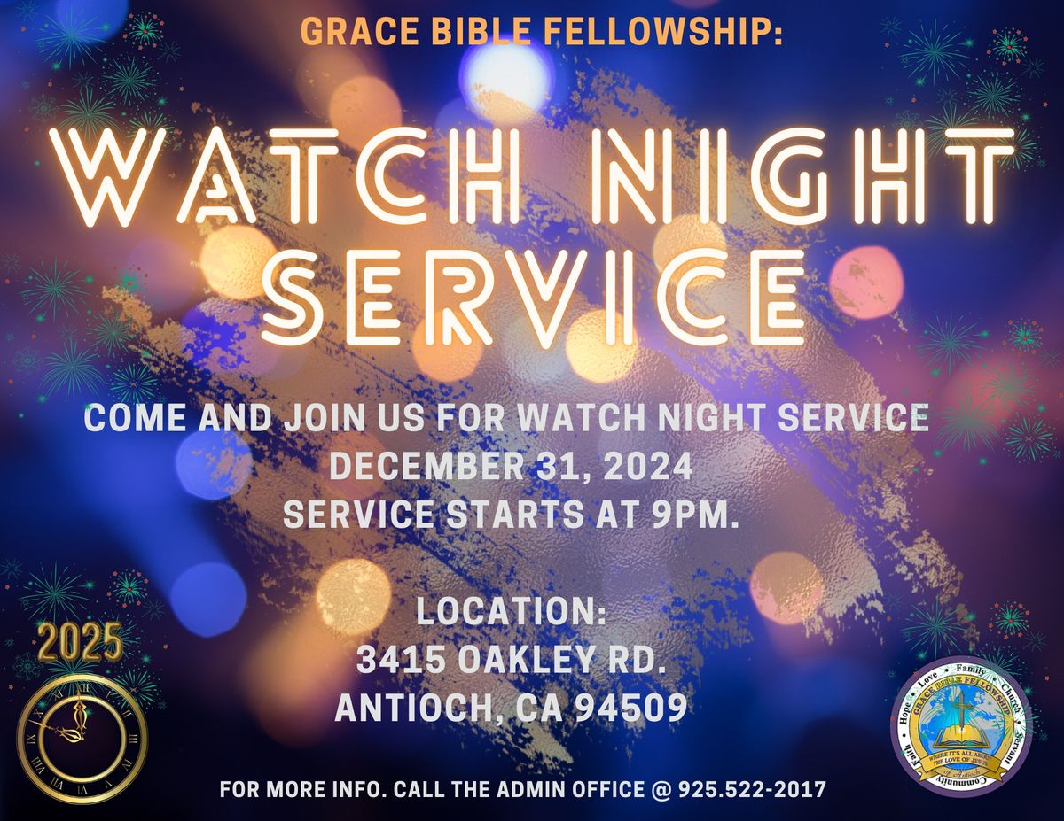 New Years Eve Watchnight Service