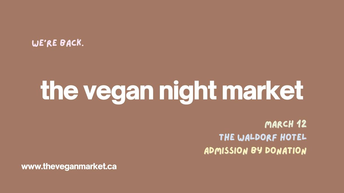 The Vegan Night Market