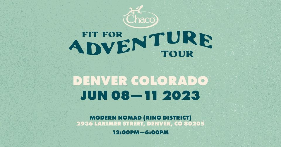Chaco Fit For Adventure Tour | Denver