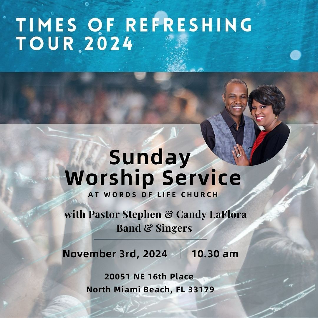 Special Worship Service with Pastor Stephen and Candy LaFlora