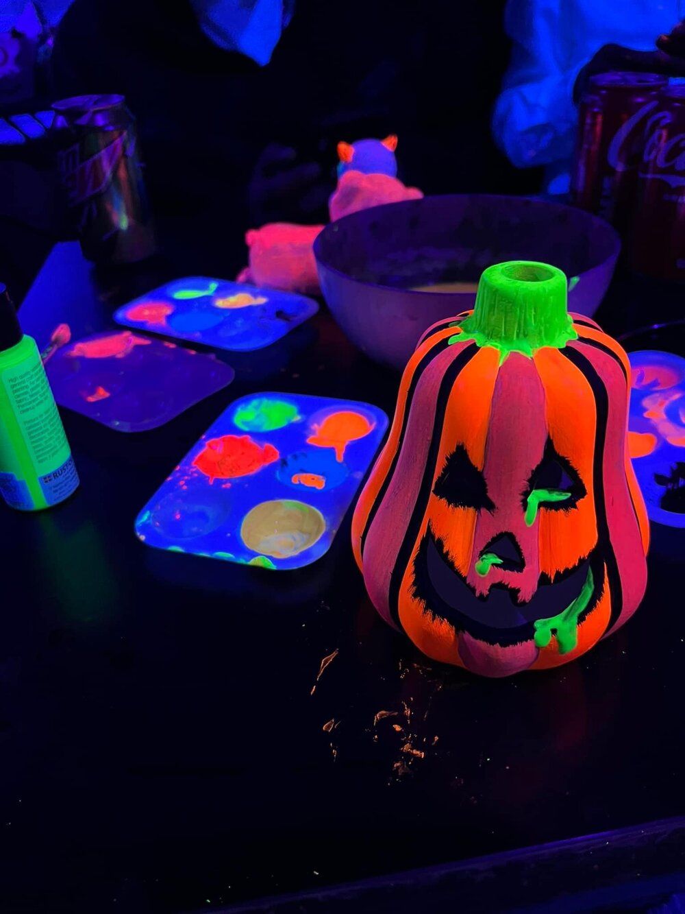 Glow Crazy Pottery Night!