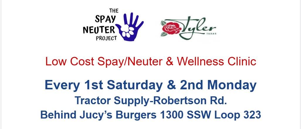 The Spay Neuter Project (Dehart Vet Services) Tyler TX