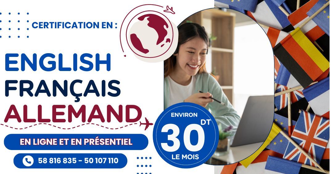 Formation des Langues ( Fran\u00e7ais - Anglais - Allemand )