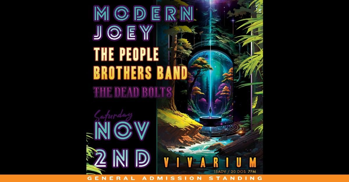 Modern Joey w\/ The People Brothers Band & The Dead Bolts at the Vivarium