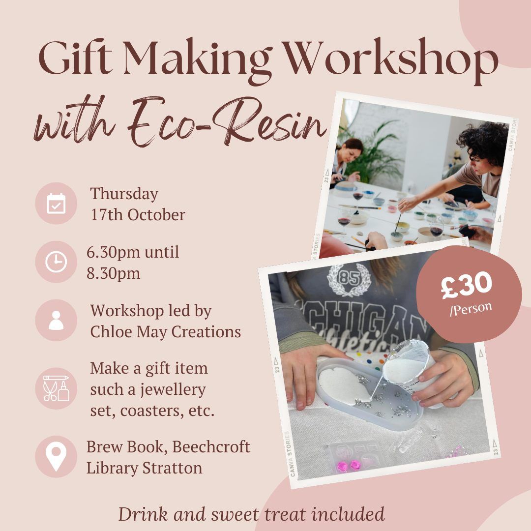 Eco Resin Christmas Gift Making Workshop