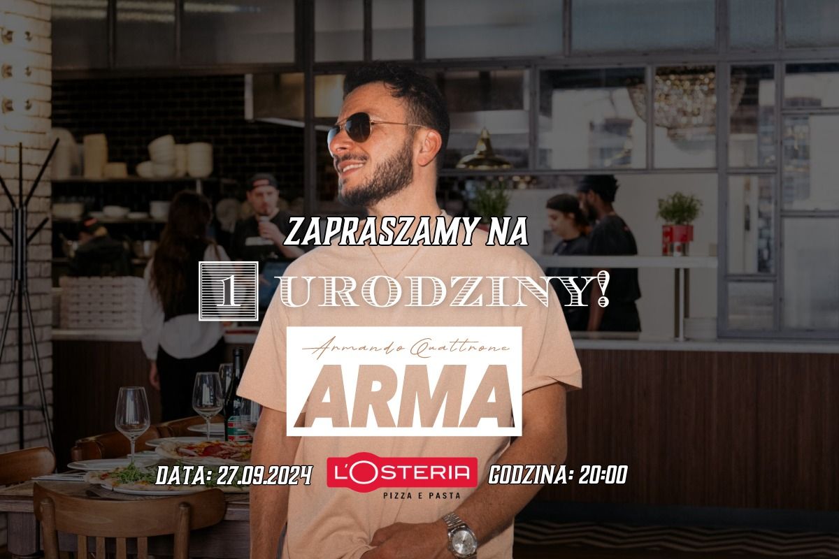 1 Urodziny L'Osteria! Armando Quattrone - Go\u015b\u0107 specjalny!