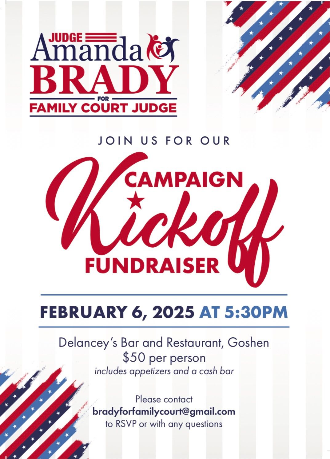 Judge Brady Campaign Kickoff Fundraiser 