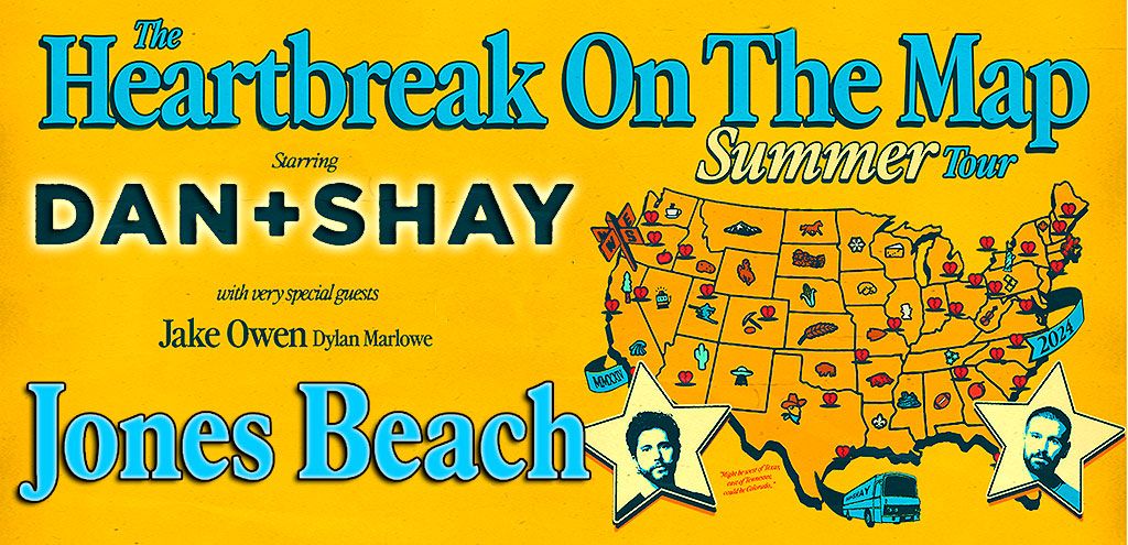 DAN + SHAY - Jake Owen & Dylan Marlowe - The Heartbreak on the Map Summer Tour