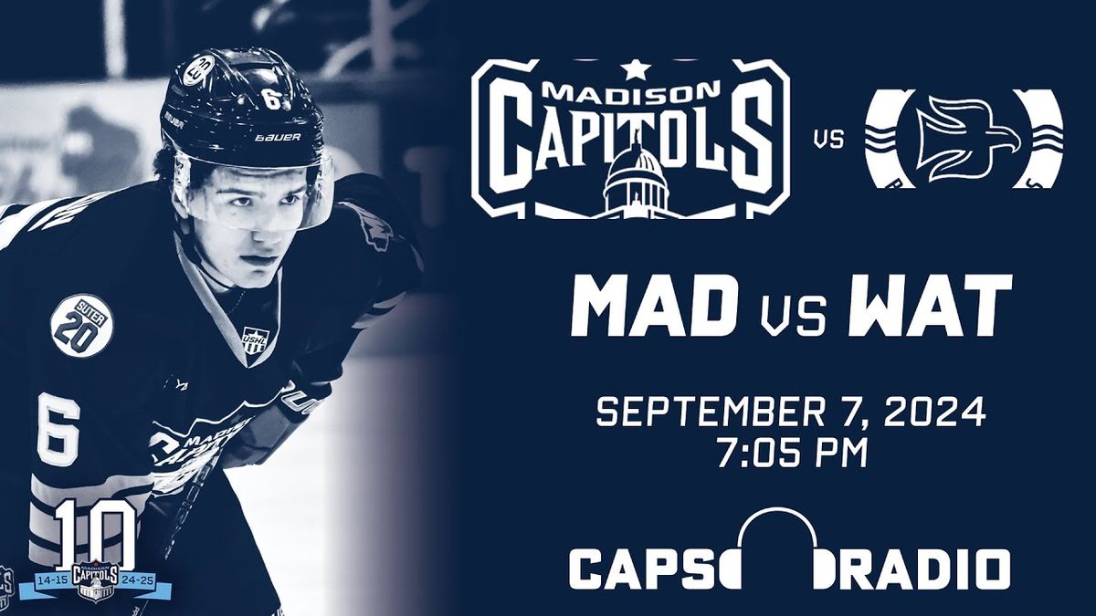 Madison Capitols at Tri-City Storm Mens Hockey