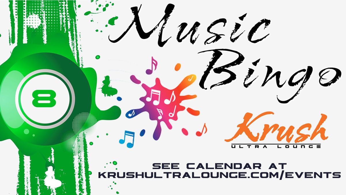 Krush'n Music Bingo 