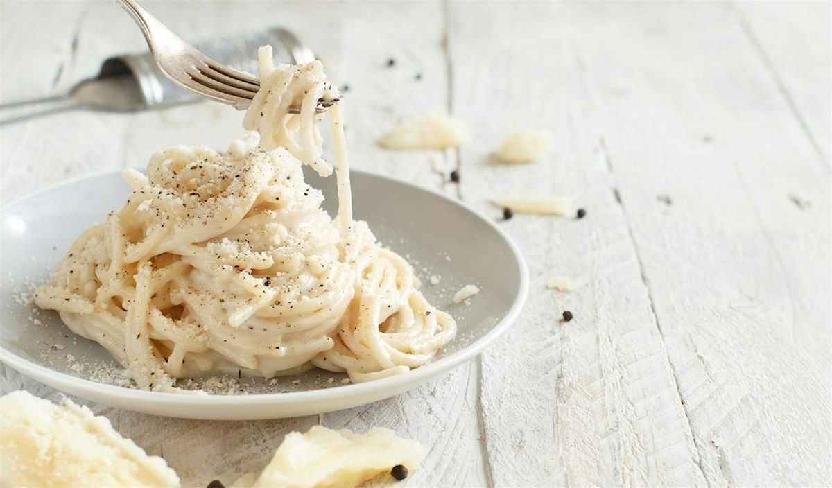 The three roman pasta: Cacio e Pepe, Grincia and Carbonara