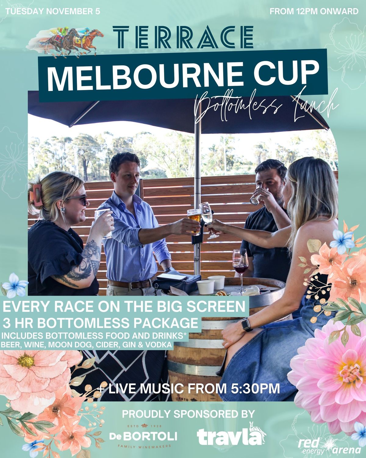 Melbourne Cup Bottomless Lunch @ The Terrace