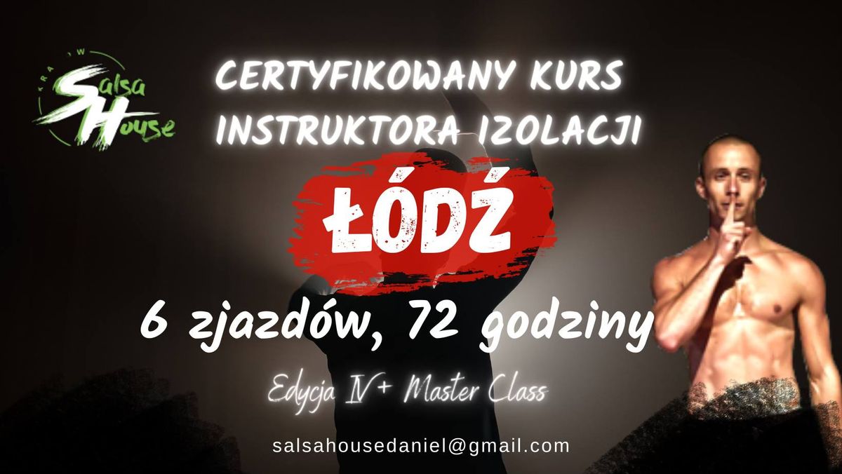 Certyfikowany kurs instruktora izolacji \u0141\u00d3D\u0179 - 2024-2025