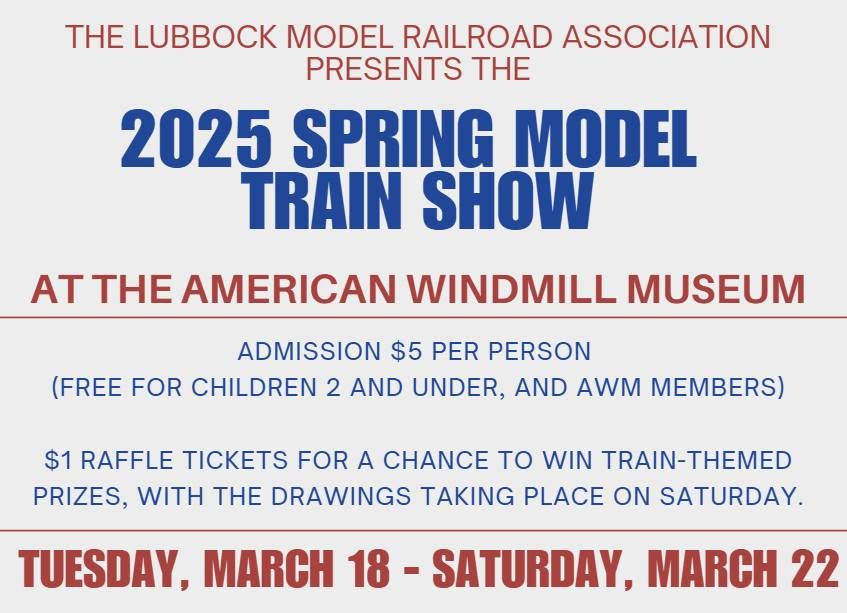 2025 Spring Model Train Show