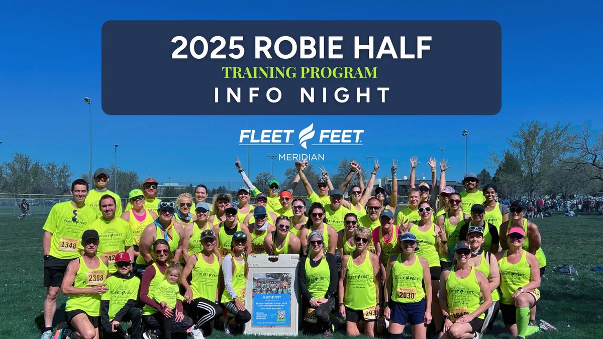 Robie Creek Training Group: Info Night at Fleet Feet Meridian!