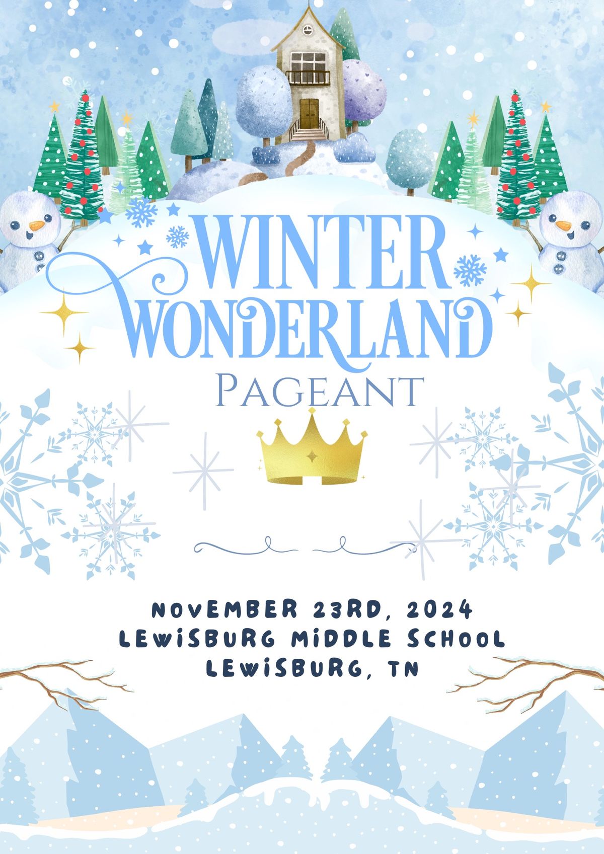 Miss Winter Wonderland Pageant \ud83d\udc51\u2744\ufe0f\u2728