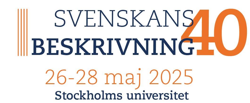 Konferens 2025: Svenskans beskrivning 40