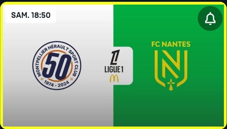 match Nantes Montpellier 