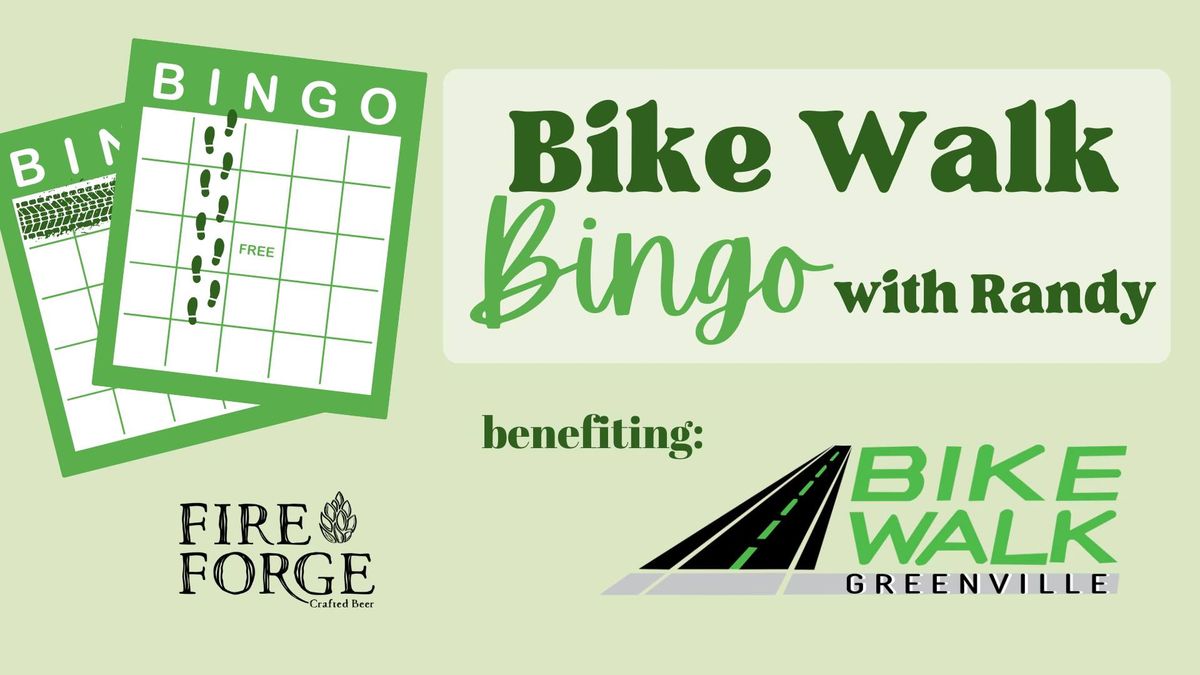 Bingo Benefiting Bike Walk Greenville