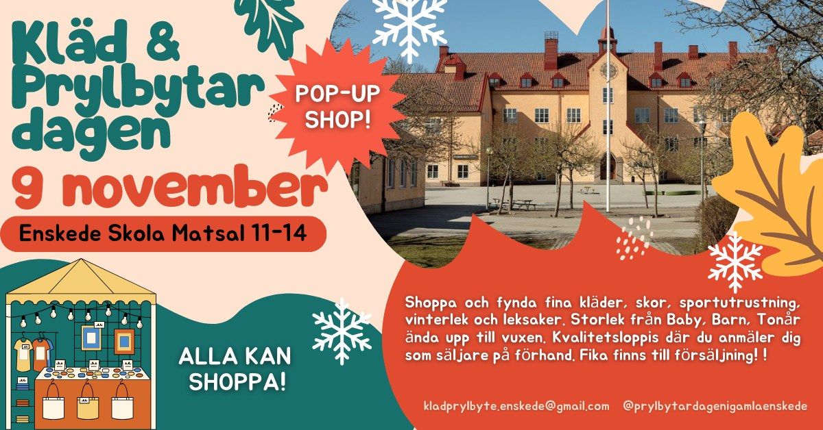 Kl\u00e4d & Prylbytardagen 9 november